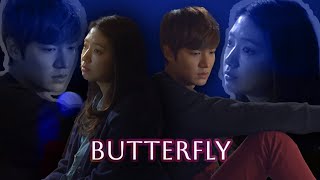 The Heirs Herdeiros  Kim Tan amp EunSang  Butterfly FMV [upl. by Anilasor]