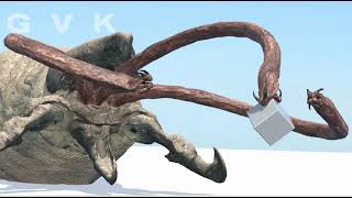 Graboid Tendril Animation Test Blender [upl. by Lehcar]