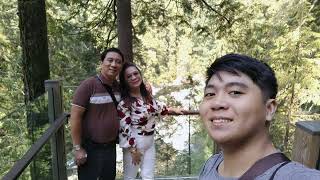 Tour at Capilano Suspension Bridge Park Vancouver Canada 🇨🇦 [upl. by Ydisac322]