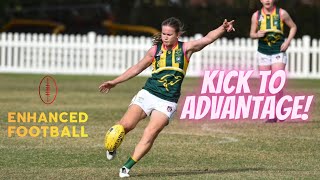 AFLKick to advantage drill [upl. by Keele]