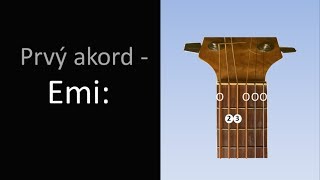 Emi  najjednoduchší gitarový akord [upl. by Hassin]