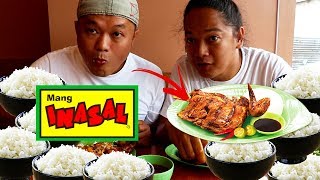 UNLIRICE MANG INASAL CHALLENGE  MUKBANG AT MANG INASAL [upl. by Jaymie288]