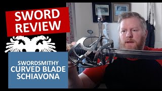 Review of the Swordsmithy steel Schiavona Type II with curved blade [upl. by Ardnikat]