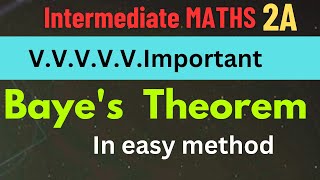 Bayes theorem on probability  Most important for 7 marks  Intermediate maths 2 a  IPE [upl. by Ratna421]