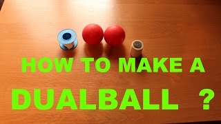 Jak zrobić własnego DualBalla  How to make your own DualBall 51 FizjoTerapia HD [upl. by Llenral]