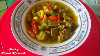 Resep Tongseng Kambing Tanpa Santan Lezat dan mudah [upl. by Jaala310]