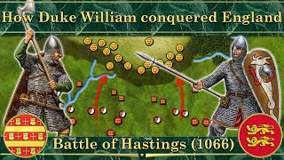 How Duke William conquered England Battle of Hastings 1066 [upl. by Ollehto271]