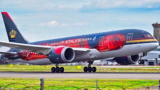 ✈️ 30 BIG PLANE TAKEOFFS amp LANDINGS from CLOSE UP  LONDON HEATHROW Airport Plane Spotting LHR4K [upl. by Inessa]