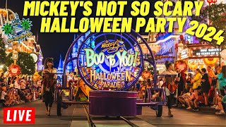 🔴 LIVE Mickeys Not So Scary Halloween Party at Magic Kingdom in Walt Disney World 8272024 [upl. by Eelymmij]