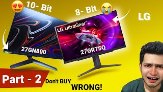 LG UltraGear 27GR75Q Vs 27GN800 My Opinion  Part 2 [upl. by Anesusa]