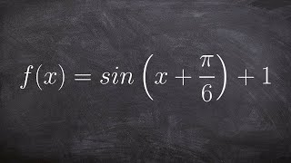 How to Graph the Sine Function by Applying a Phase Shift and Vertical Translation [upl. by Annawot]