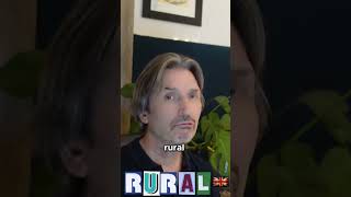 How to say RURAL vs URBAN in British English britishaccent [upl. by Magnusson]