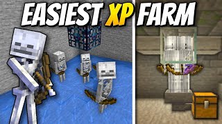 Easy Skeleton XP Farm  Minecraft 120 Tutorial [upl. by Oaks427]