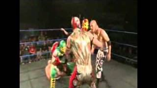 Chikara King of Trios 2010  The Colony vs BDK [upl. by Yrreb]