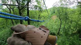 Kerfoot Canopy Tours Zip Line 2 [upl. by Lorak49]