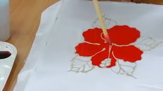 Drawing batik at home [upl. by Netfa]