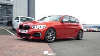 BMW M140i On Motech  Eibach springs with 1215mm spacers [upl. by Allisirp]