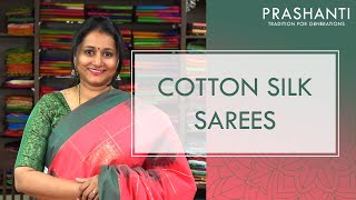 Cotton Silk Sarees  Rs 1000 Onwards [upl. by Borer]