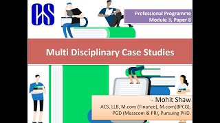 A Strategy for Multi Disciplinary Case Studies MDCS  CS Professional New Syllabus [upl. by Einahpts591]