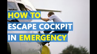 AIRCRAFT  Cockpit Emergency Escape Rope [upl. by Warner]