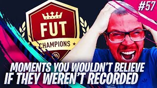 FIFA 19 MOMENTS YOU WOULDNT BELIEVE IF THEY WERENT RECORDED PLAYING FUT CHAMPIONS [upl. by Alba]