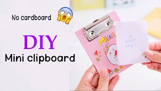 How to make mini clipboard  diy mini clipboard  diy paper clipboard [upl. by Ahsitruc]