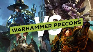 Greyfax Swarmlord Abaddon Szarekh  Warhammer Precons Commander Gameplay [upl. by Alessig632]