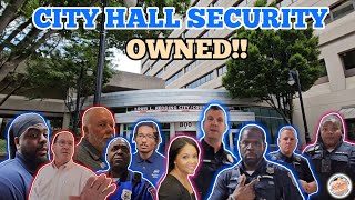 SECURITY GETS OWNED TYRANT OFFICERS DISMISSED MAYORS SECRETARY CALLS ME PSYCHO 1ST AMENDMENT [upl. by Aihsein]