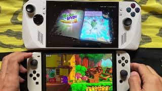 YookaLaylee and the Impossible Lair  Nintendo Switch 60 fps  Asus Rog Ally pc handheld [upl. by Ykcub]