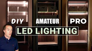 LED Strip Lighting Installs Beginner Intermediate and Expert Level [upl. by Ellertnom]