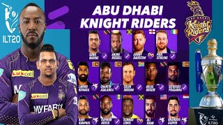 Abu Dhabi Knight Riders Final Squad For International League T20 Season 2  ILT20 2024 ADKR Squad [upl. by Ativet893]