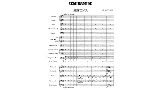 Rossini Semiramide Overture with Score [upl. by Aihsilef842]