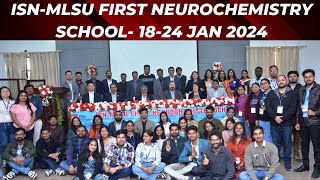 ISN MLSU First Neurochemistry School Glimpse  International Society for Neurochemistry  India [upl. by Arlen]