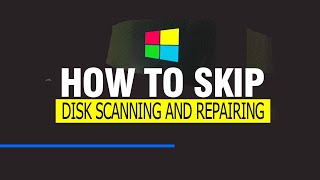 How to Disable Scanning and Repairing Drive D in Every time Windows 10 Start [upl. by Enicnarf]