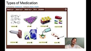 Types of medication ‐ English Class [upl. by Llerrud660]