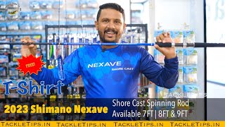 2023 Shimano Nexave Shore Cast Spinning Rod out now tackletips tackletips tackletipsin [upl. by Aiuqal]