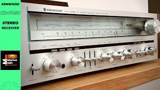 Power Amps for Speakers KENWOOD KR 7050  Audio Receiver TEST [upl. by Drawyah687]