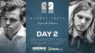 Can Rapport Hold Early Lead As Magnus MVL Ding Vincent Chase GRENKE Chess Classic 2024 Rds 34 [upl. by Niliak]