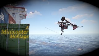 The BEST Minicopter Pilot in Rust A Minicopter Montage [upl. by Namlaz]