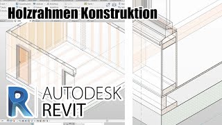 Autodesk Revit Holzrahmenbau 4K Qualität [upl. by Palermo967]