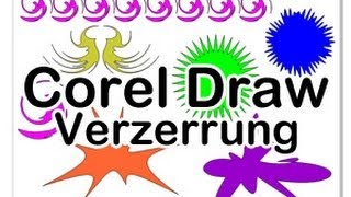 Corel Draw Verzerrung Hilfsmittel Hilfe deutsch [upl. by Luo]