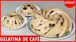 GELATINA DE CAFÉ postre FÁCIL rápido Y con POCOS ingredientes💥 POSTRE para NEGOCIO sin HORNO [upl. by Scherle]