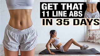 Abs Workout 🔥Get that 11 Line Abs in 35 days [upl. by Fifine779]