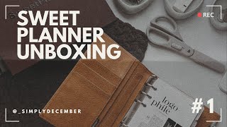 SweetPlanner UnboxingFirst Impressions New planner ALERT [upl. by Frasquito]