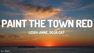 LeighAnne  Paint The Town Red Doja Cat cover Lyrics [upl. by Byrom]