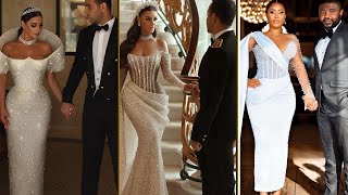 100 Stunning Wedding Dresses  Beautiful Bride and Groom Moments [upl. by Neyud]