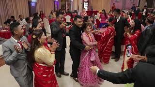 Bahon Ke Darmiyan  Newari Couple Dance  Manoj Weds Reema [upl. by Leinod283]