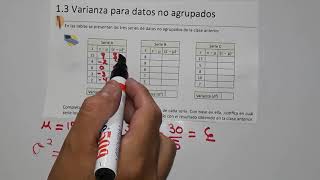 13 varianza para datos no agrupados [upl. by Rojam]