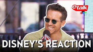 How Ryan Reynolds got Disney to approve edgy Deadpool amp Wolverine jokes  Etalk [upl. by Elrae]