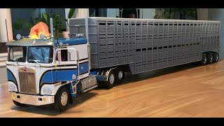 Revell Kenworth K100 amp AMT Wilson Livestock Van Almost Finished [upl. by Brock522]